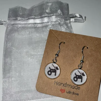 De Hun'nenhoff Logo Earrings